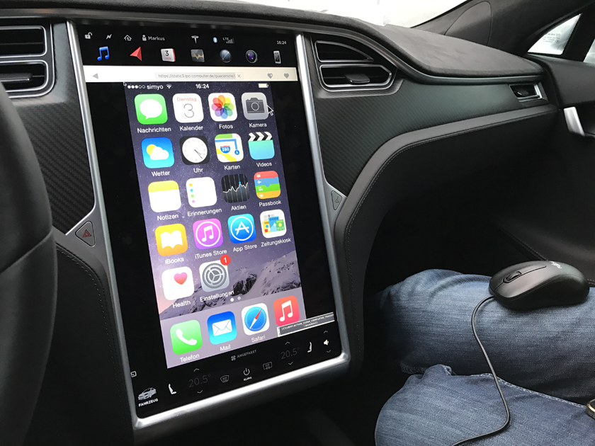 iPhone Tesla